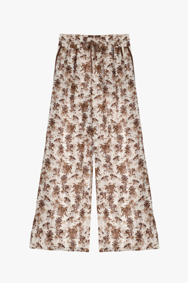 Palm Tree Wide-Leg Pants (IMP-P698J236)