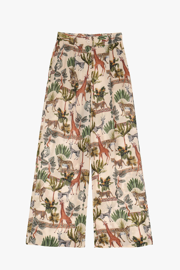 Conversational Print Pant (IMP-PDFQJKB)
