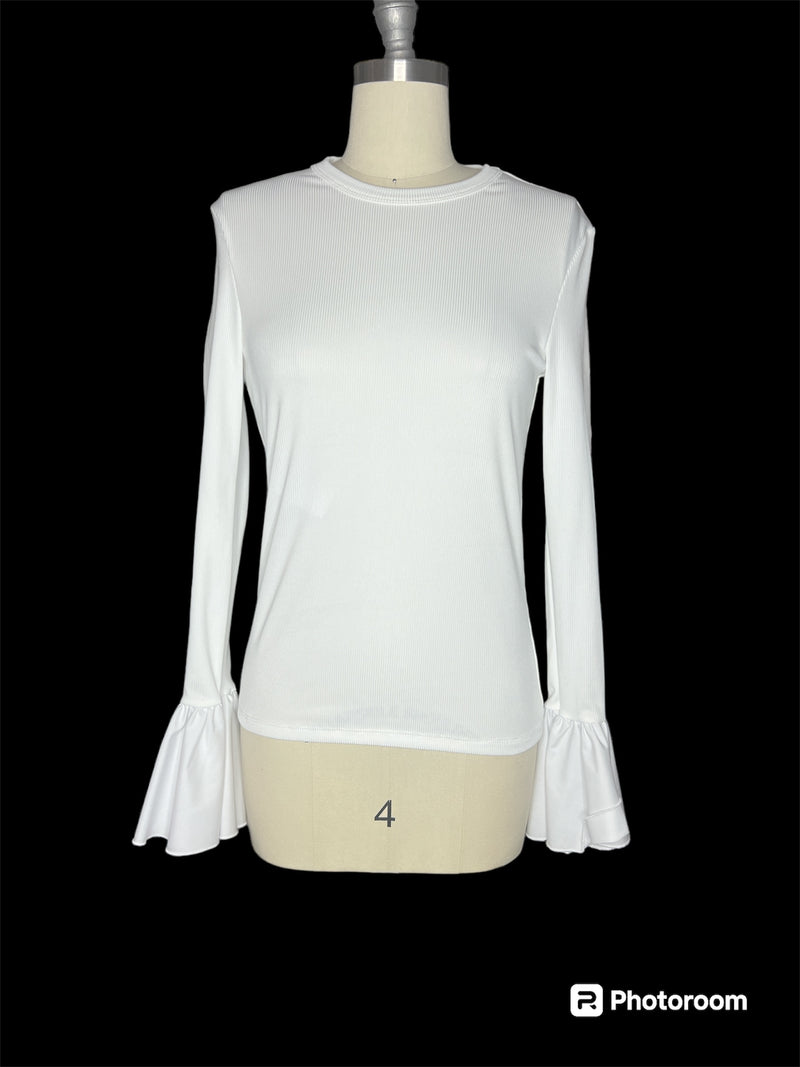 Flounce Sleeve Top