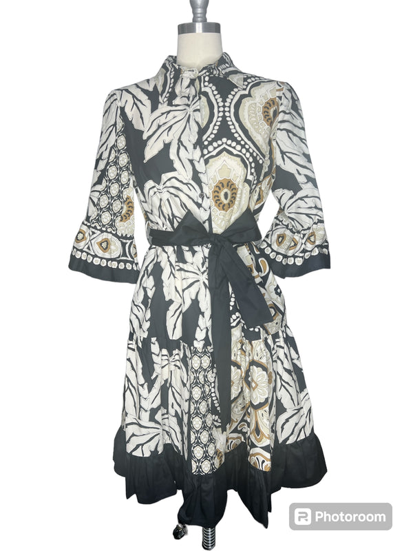 Floral Print Midi Dress