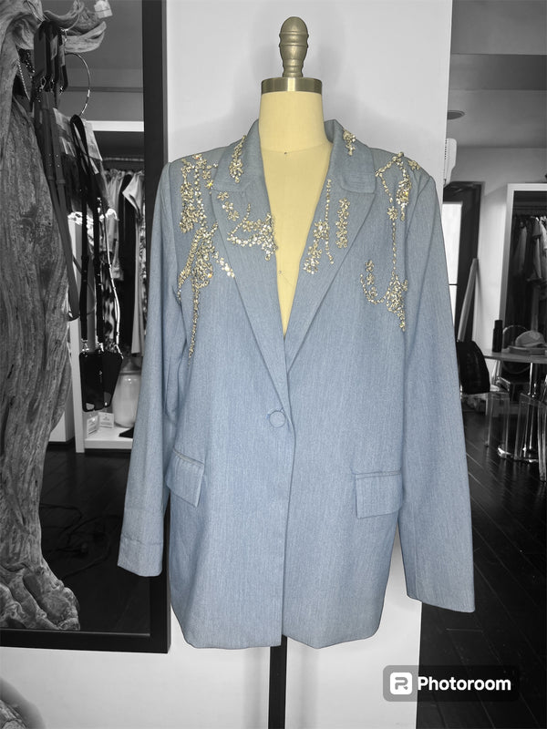 Crystal Embroidered Jacket (IMP-J931J020)