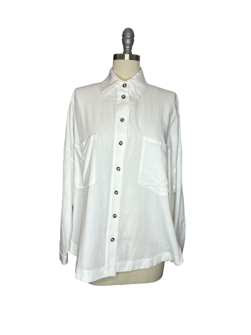 Long Sleeve Fringe-Back Shirt (IMP-CEIAUDMA)