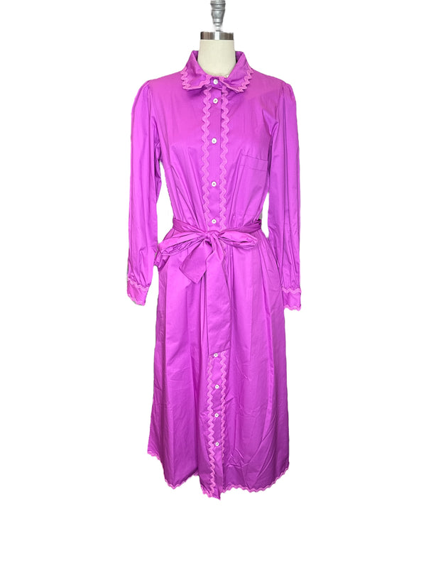 Long Shirt Dress with Zigzag (SH-DR3245)