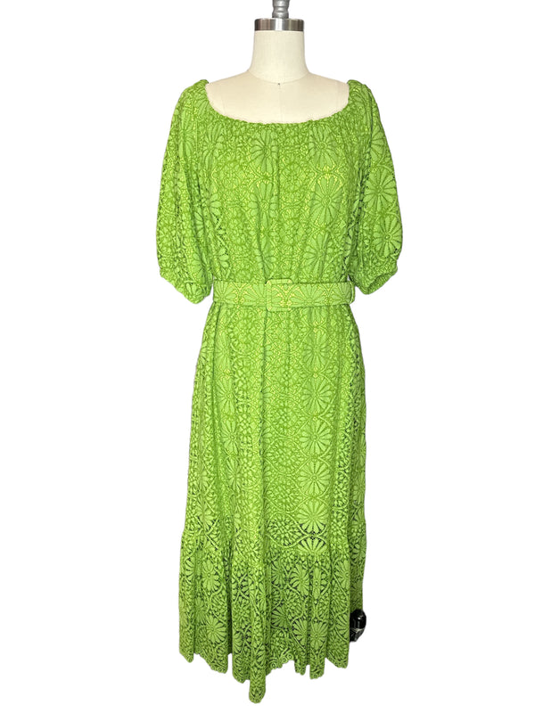 Lace Maxi Dress with Belt (SH-DR3231)