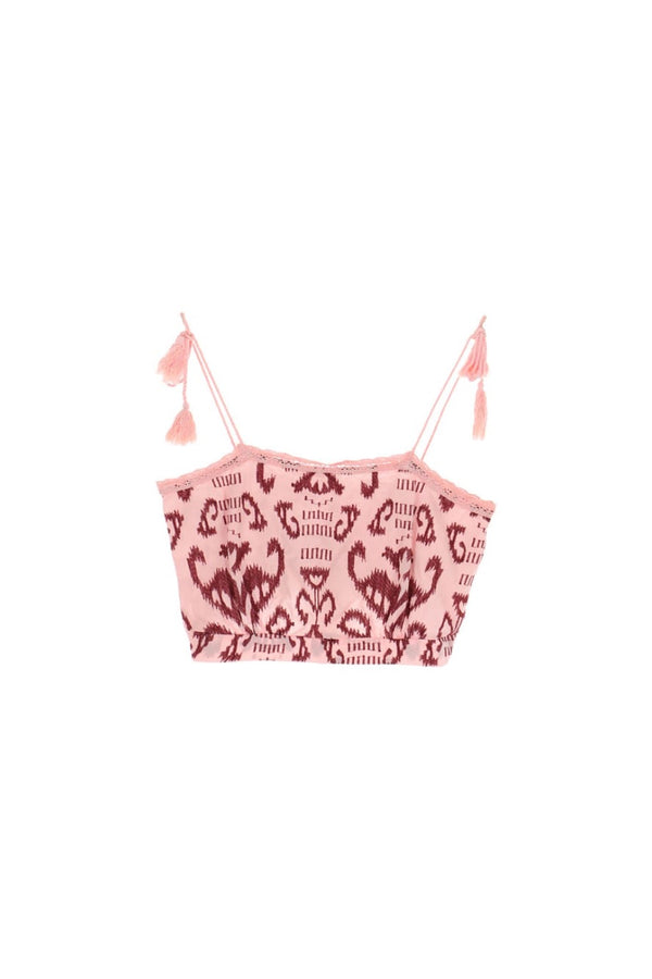 Pink Cropped Top