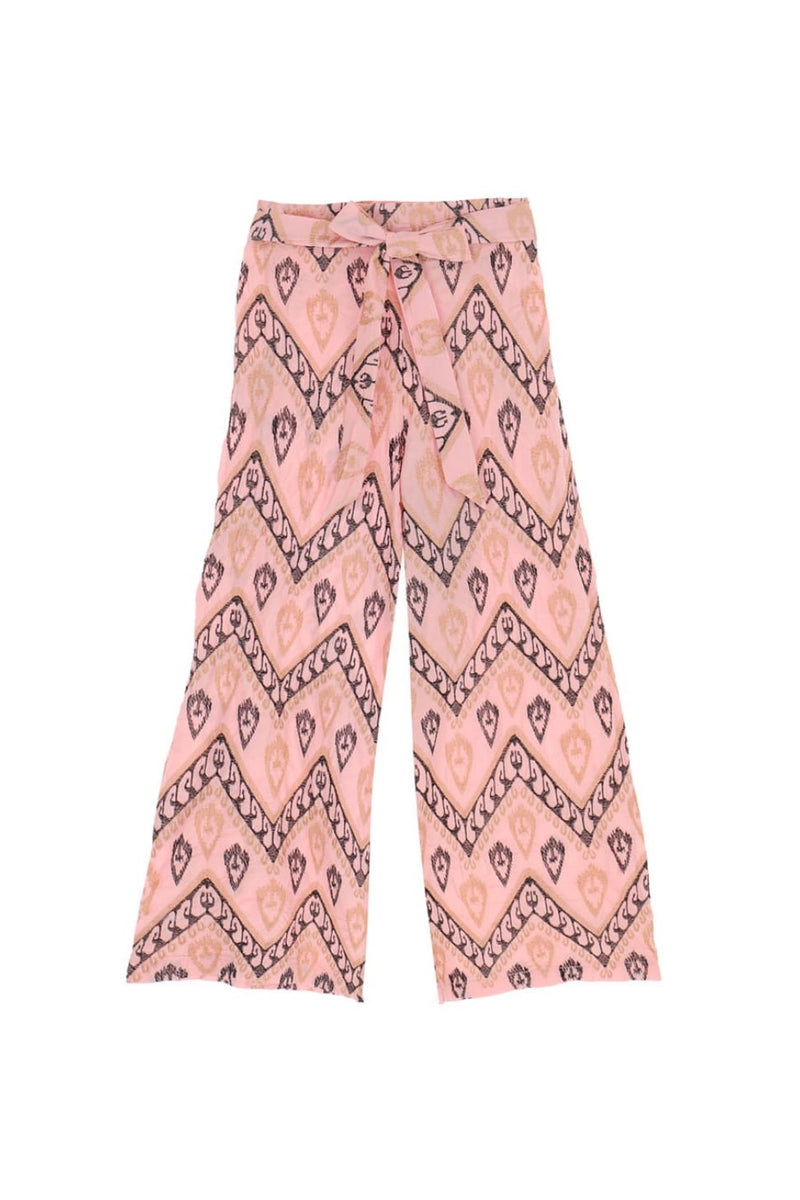 Textured Pink Pants