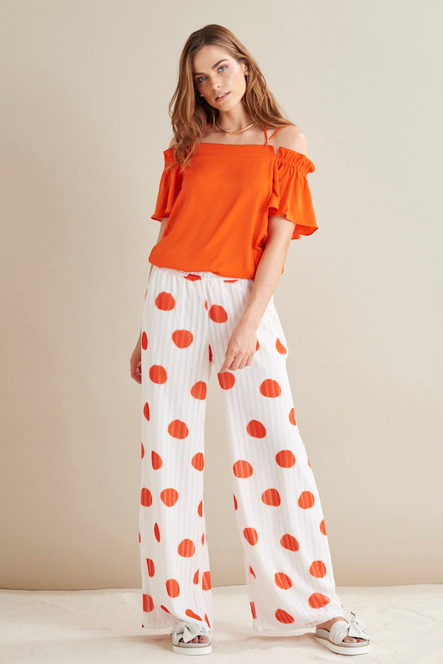 Giada Polka Dot Statement Pants