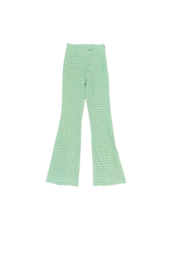 Chevron Knitted Pants