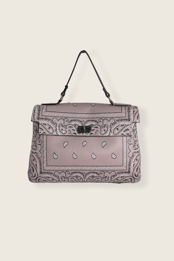 Paisley Leather Handbag