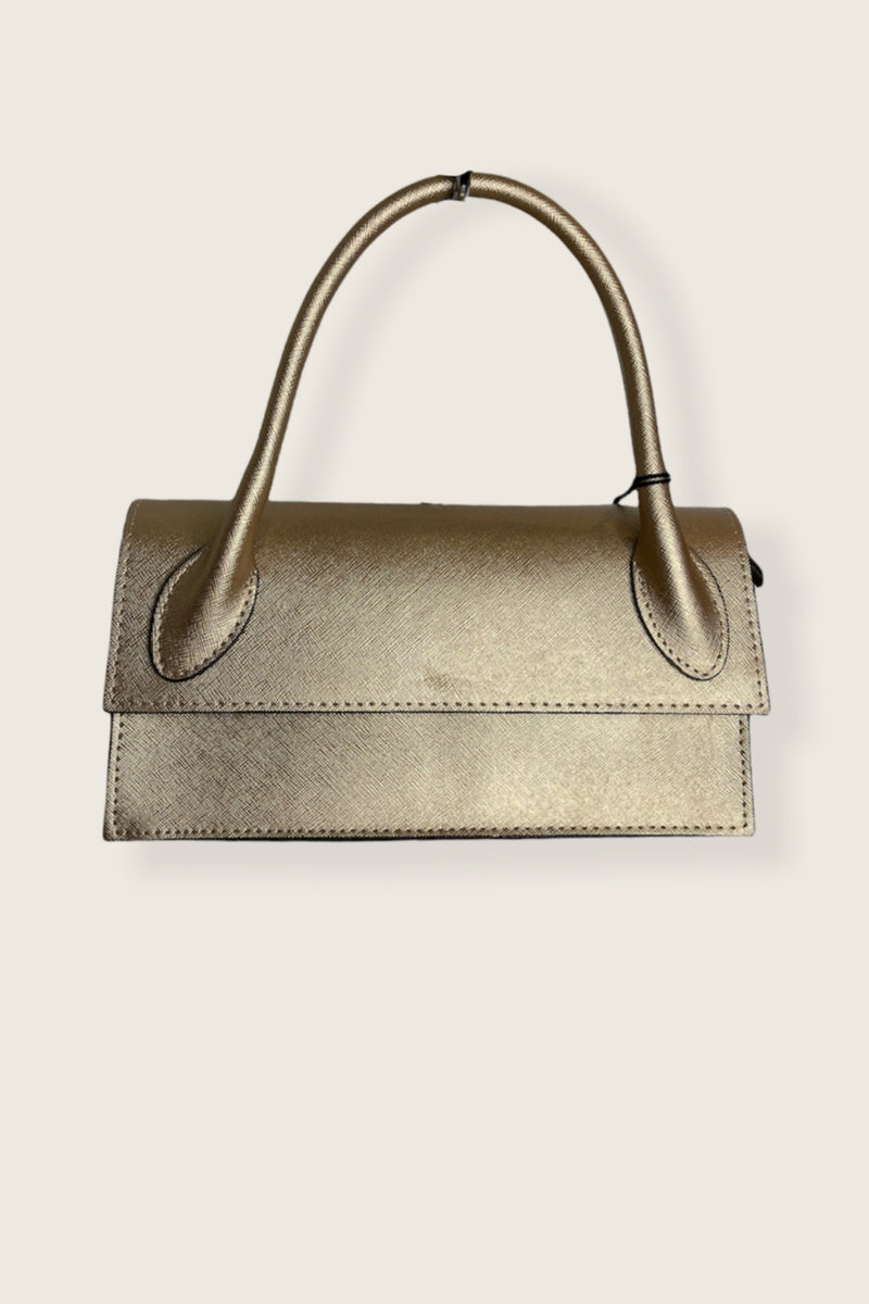 Leather Flap Handbag