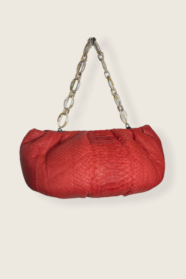 Snake Pouch with Chain